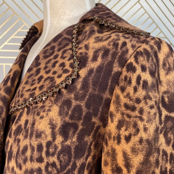 Joseph Ribkoff Leopard Print Blazer - Picture 6 of 8